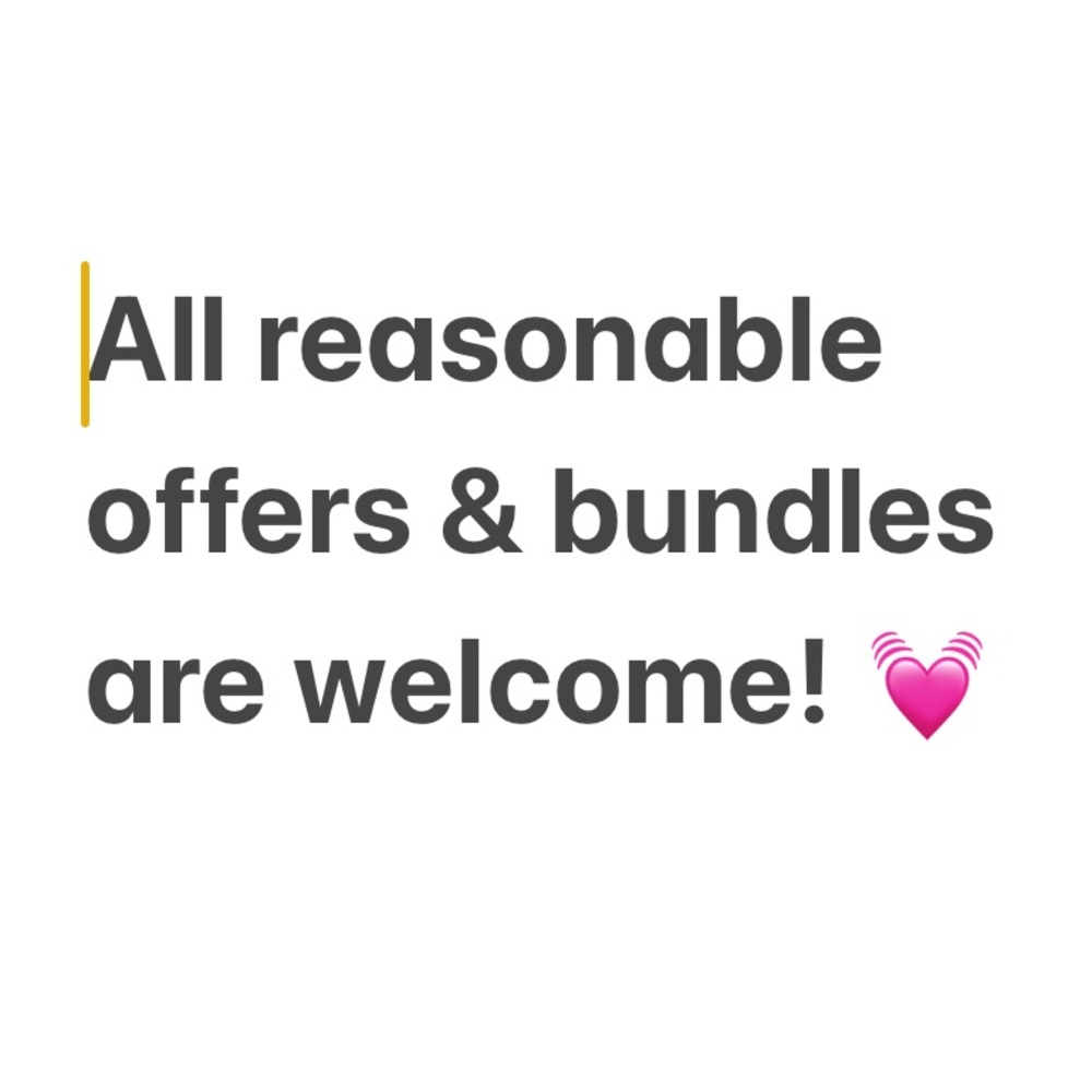 Offers welcome 💓